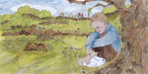 The Little Boy and The Little Bunny 5