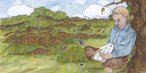 The Little Boy and The Little Bunny 10