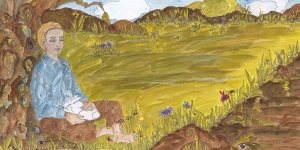 The Little Boy and The Little Bunny 8