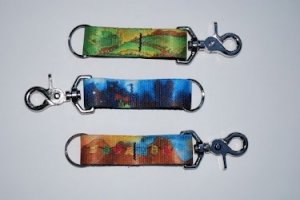 Outside Dog Artwears Keychains